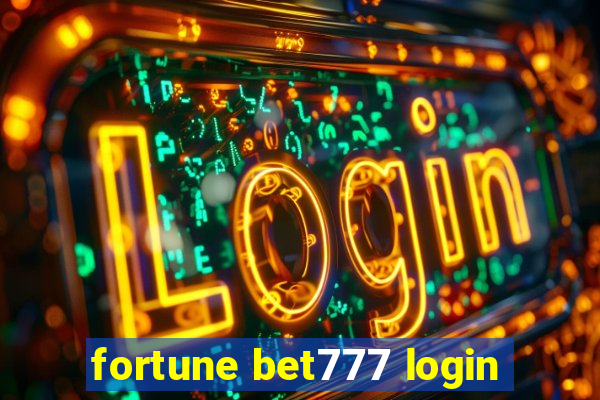 fortune bet777 login